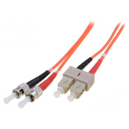 "Patch Cord Fibră OM2 SC/UPC-ST/UPC 2m LSZH Portocaliu" | Electronic-mag.ro | Componente Electronice