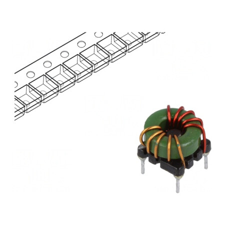 Inductor THT 55uH 11.7x11.7x8.8mm | Electronic-mag.ro | Componente Electronice