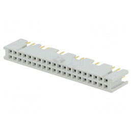 Soclu IDC Mamă 40 PIN THT Aurit 3A 2,54mm | Electronic-mag.ro | Componente Electronice
