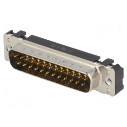 D-Sub 25 Pin Soclu Tată Drept THT UNC 4-40 | Electronic-mag.ro | Componente Electronice