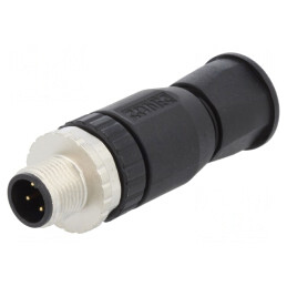 Mufă M12 4-PIN A-DeviceNet CANopen pe cablu drept | Electronic-mag.ro | Componente Electronice