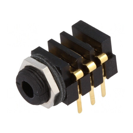 Soclu Jack 3,5mm Stereo THT 6 Terminale | Electronic-mag.ro | Componente Electronice