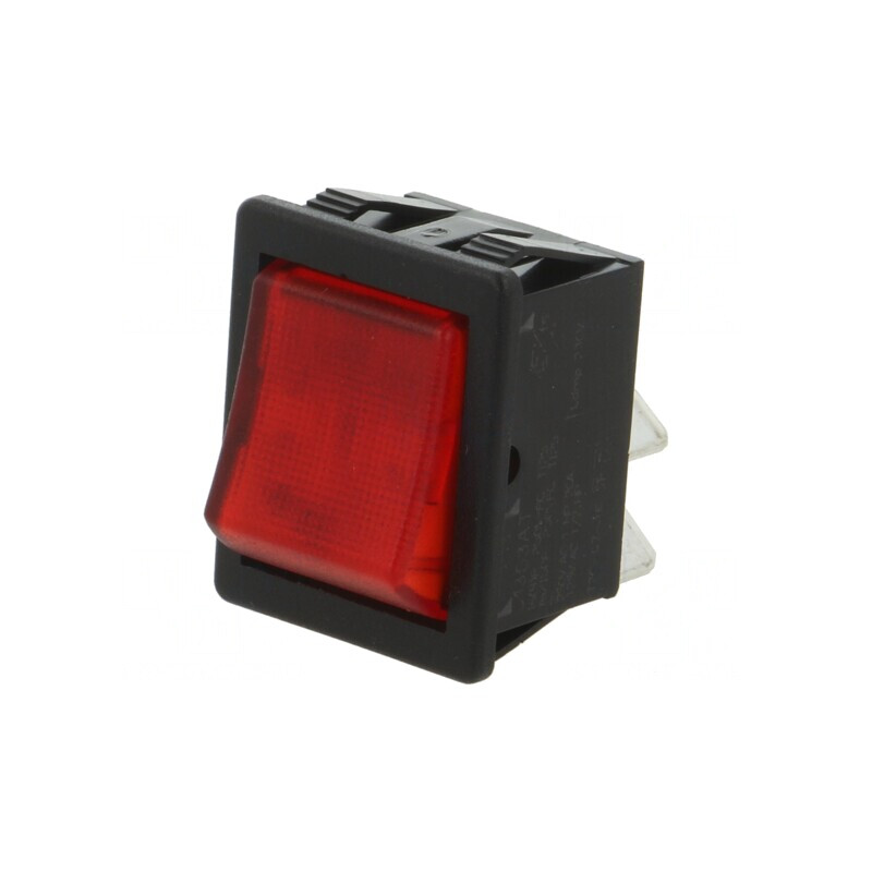 Comutator Basculant ON-OFF 16A 250V Roșu cu Lumină Neon | Electronic-mag.ro | Componente Electronice Comutator Basculant ON-OFF 16A 250V Roșu cu Lumină Neon | Electronic-mag.ro | Componente Electronice