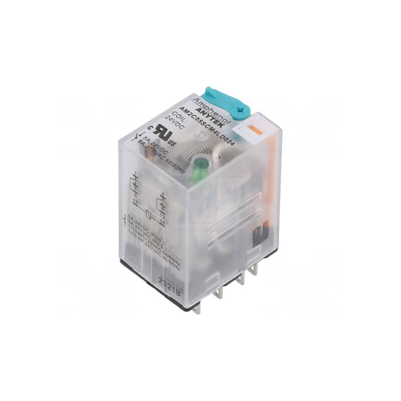 Releu electromagnetic industrial DPDT 24VDC 5A | Electronic-mag.ro | Componente Electronice Releu electromagnetic industrial DPDT 24VDC 5A | Electronic-mag.ro | Componente Electronice