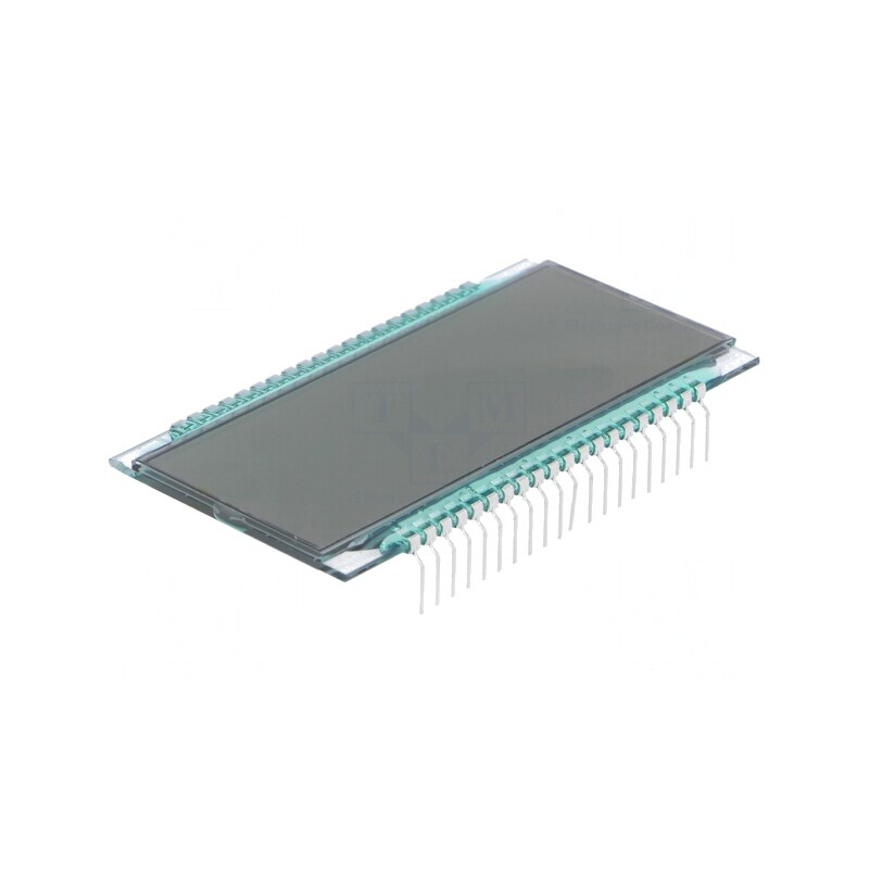 Afișaj LCD 7 Segmente 4 Digiti STN Positive | Electronic-mag.ro | Componente Electronice