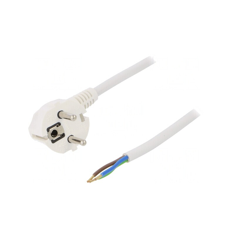 Cablu Alb 3x1,5mm² PVC 2m 16A 250V | Electronic-mag.ro | Componente Electronice Cablu Alb 3x1,5mm² PVC 2m 16A 250V | Electronic-mag.ro | Componente Electronice