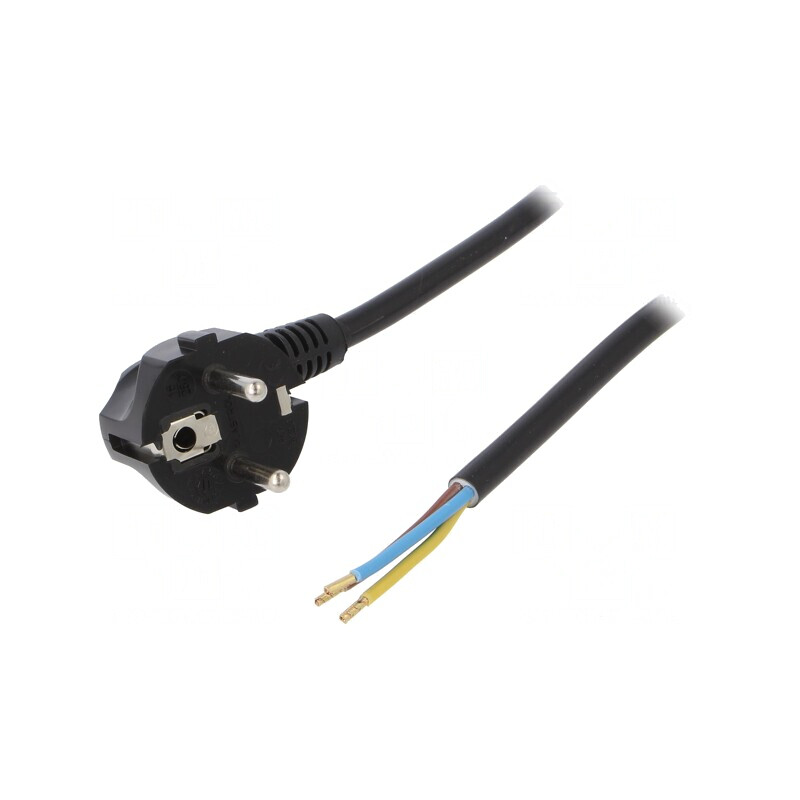 Cablu Electric 3x1,5mm2 PVC 2m Negru 16A 250V | Electronic-mag.ro | Componente Electronice Cablu Electric 3x1,5mm2 PVC 2m Negru 16A 250V | Electronic-mag.ro | Componente Electronice
