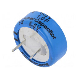 Supercondensator THT 1F 5.5V 10.16mm 7Ω | Electronic-mag.ro | Componente Electronice
