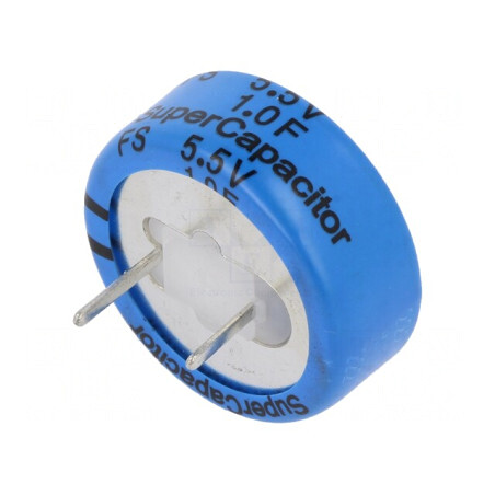 Supercondensator THT 1F 5.5V 10.16mm 7Ω | Electronic-mag.ro | Componente Electronice
