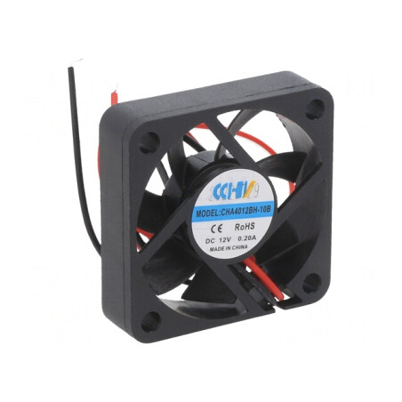 Ventilator axial DC 12V 40x40x10mm 15,89m3/h 34dBA cu bilă | Electronic-mag.ro | Componente Electronice