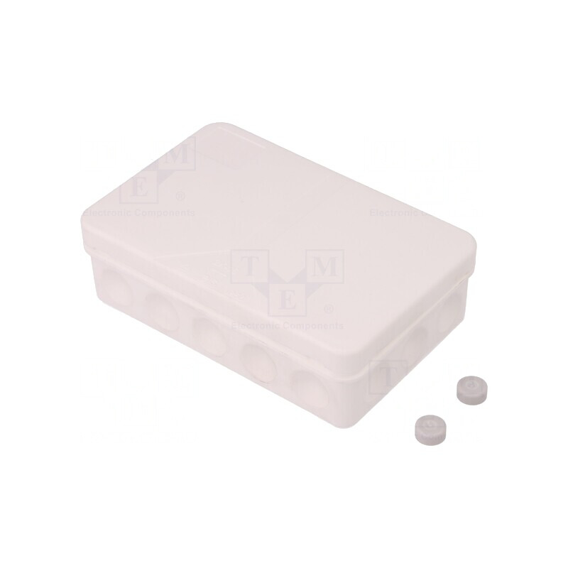 Cutie de conexiuni IP55 85x130x37mm Albă | Electronic-mag.ro | Componente Electronice
