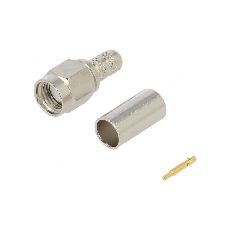 Mufă SMA Tată Drept 50Ω Aurit pentru Lipire și Crimpare PTFE | Electronic-mag.ro | Componente Electronice Mufă SMA Tată Drept 50Ω Aurit pentru Lipire și Crimpare PTFE | Electronic-mag.ro | Componente Electronice