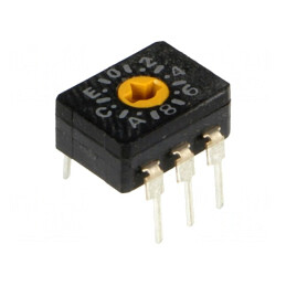 Întrerupător Codificare HEX/BCD 16 Poz THT 100MΩ | Electronic-mag.ro | Componente Electronice
