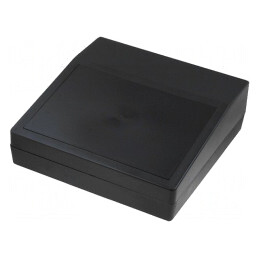 Carcasă Desktop Polistiren Neagră 219x221x78mm | Electronic-mag.ro | Componente Electronice