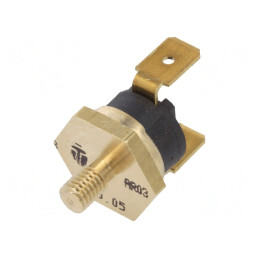 Termostat SPST-NC 60°C 16A 250VAC 6.3mm Terminali