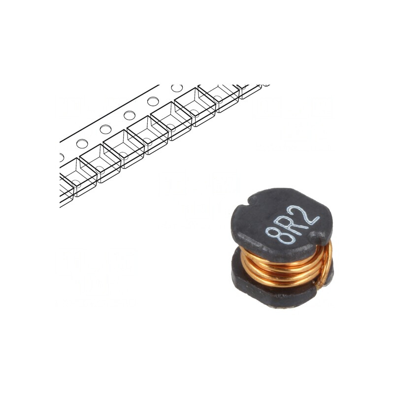 Inductor SMD 8.2uH 80mΩ 5.2x5.8x4.5mm | Electronic-mag.ro | Componente Electronice