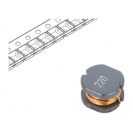 Inductor SMD 22uH 1.5A | Electronic-mag.ro | Componente Electronice