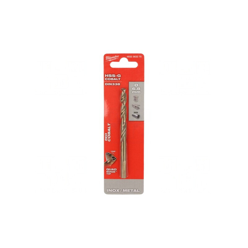 Burghiu metal 6,8mm HSS-Co oțel rapid cobalt | Electronic-mag.ro | Componente Electronice