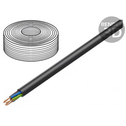 Cablu Electric Negru 5G2,5mm2 TITANEX H07RN-F | Electronic-mag.ro | Componente Electronice