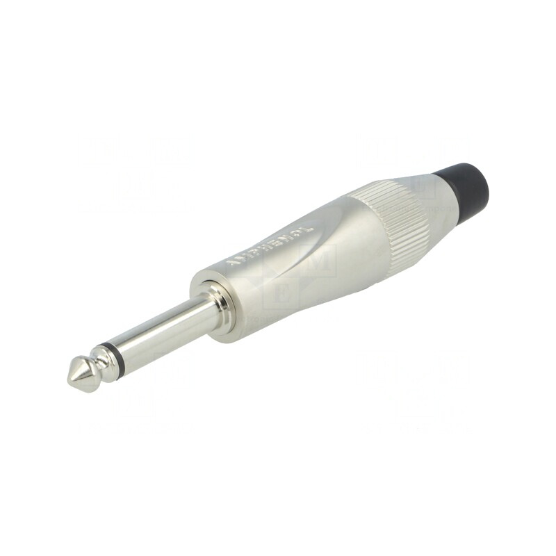 Mufă Jack 6,3mm Mono Dreaptă Gri | Electronic-mag.ro | Componente Electronice