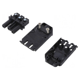 Conector Alimentare AC Terminal cu Șurub 20A 3 PIN | Electronic-mag.ro | Componente Electronice