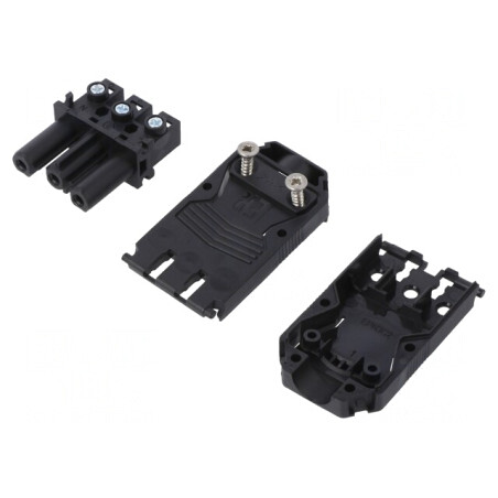 Conector Alimentare AC Terminal cu Șurub 20A 3 PIN | Electronic-mag.ro | Componente Electronice