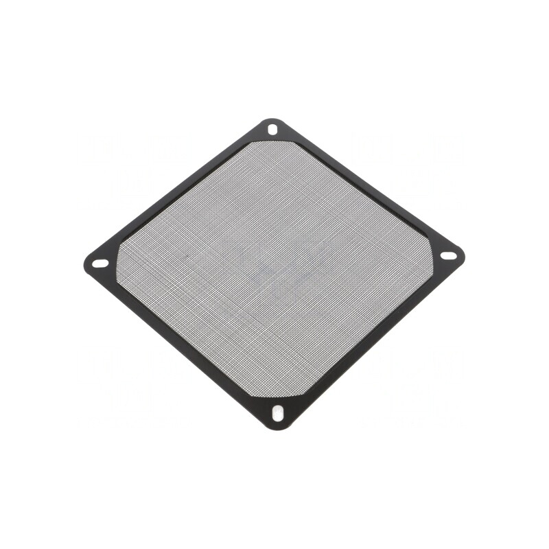 Filtru Aluminiu Negru Ø140mm 1 Buc Fixare Șurub | Electronic-mag.ro | Componente Electronice