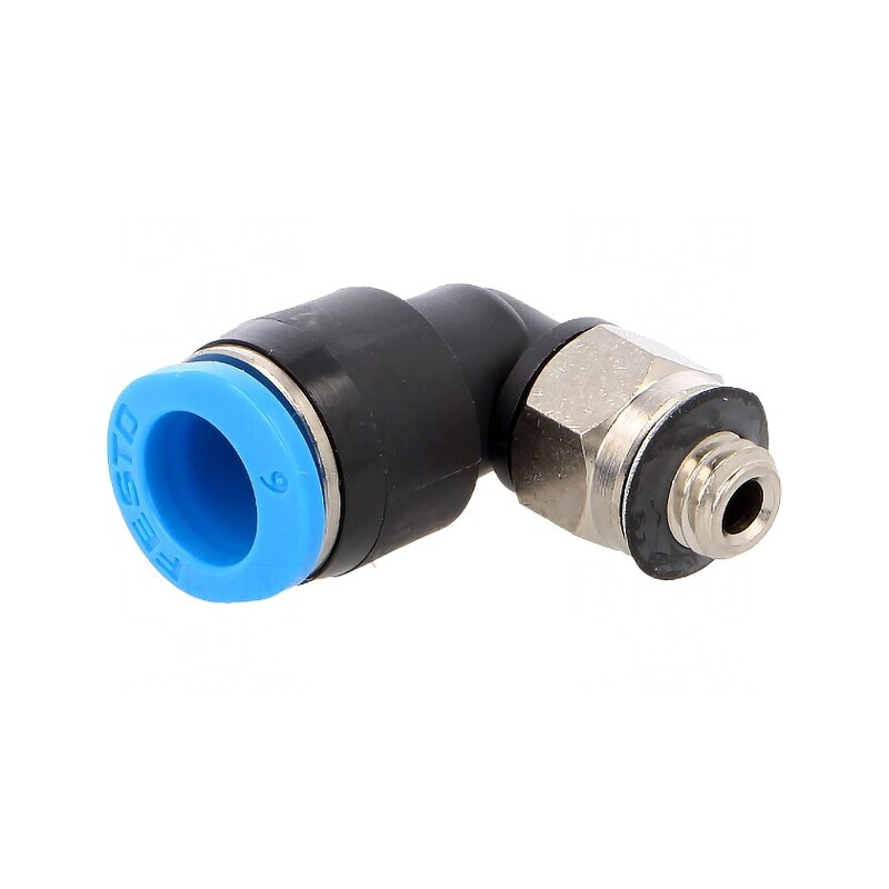 Racord Push-in 90° 6mm 0,95-6bar | Electronic-mag.ro | Componente Electronice