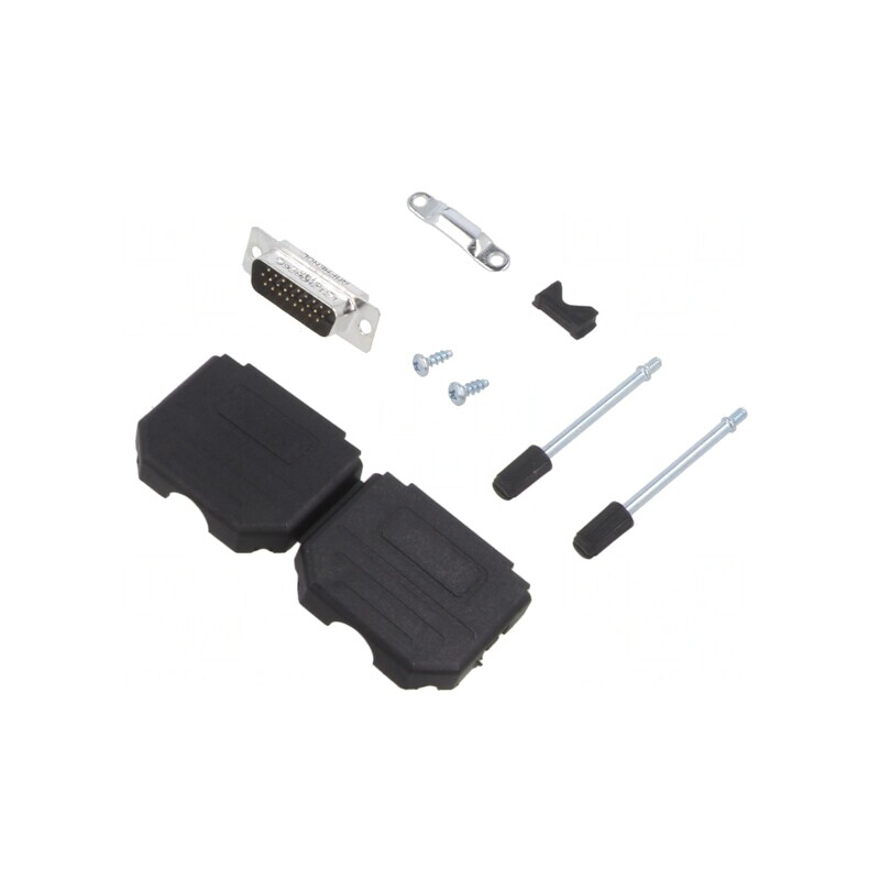 Conector D-Sub HD 26 Pin Tată Lipire Gold Flash | Electronic-mag.ro | Componente Electronice