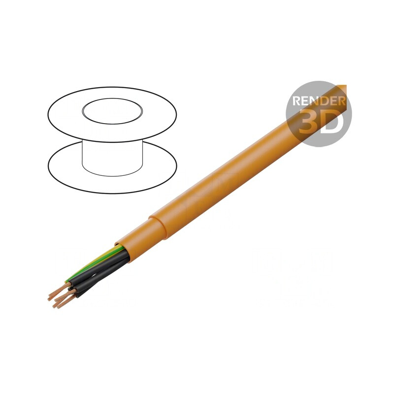 Cablu PUR-ORANGE-JZ 5G1.5mm² Neecranat Cu Litat 300V/500V | Electronic-mag.ro | Componente Electronice Cablu PUR-ORANGE-JZ 5G1.5mm² Neecranat Cu Litat 300V/500V | Electronic-mag.ro | Componente Electronice