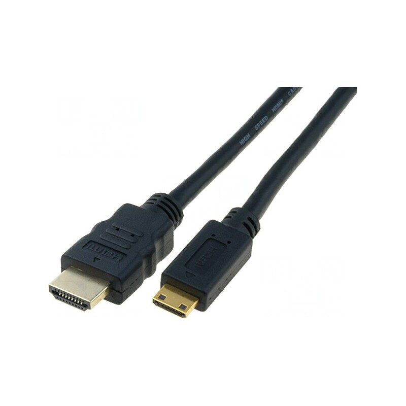 Cablu HDMI 1.3 Mini HDMI 3m Negru | Electronic-mag.ro | Componente Electronice