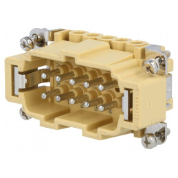 Conector HDC tată 10 PIN 16A 500V | Electronic-mag.ro | Componente Electronice