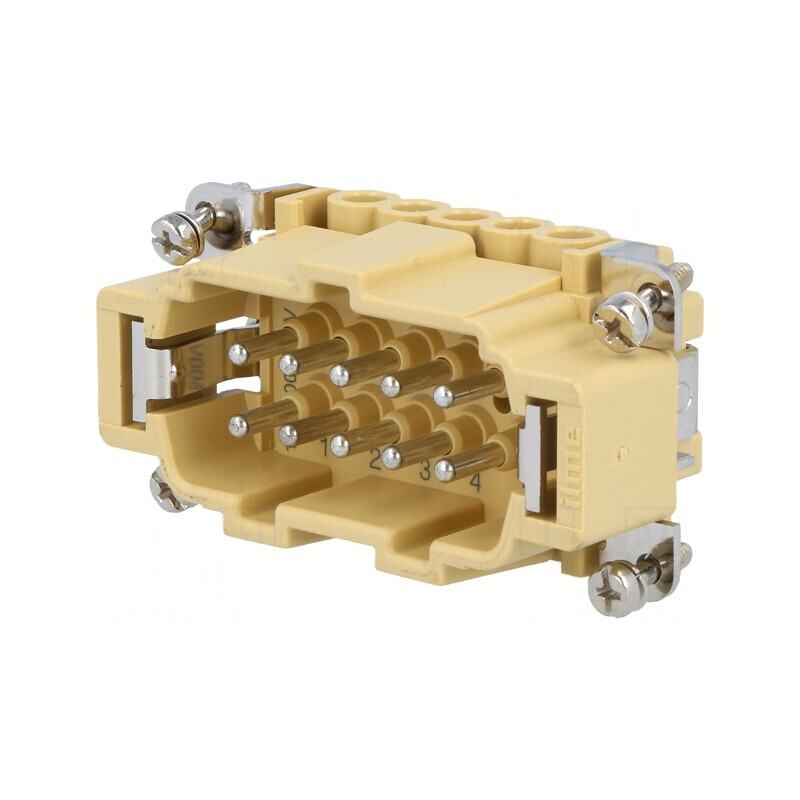 Conector HDC tată 10 PIN 16A 500V | Electronic-mag.ro | Componente Electronice