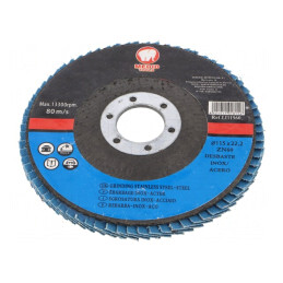 Disc de șlefuit cu lambouri 115mm 22mm | Electronic-mag.ro | Componente Electronice