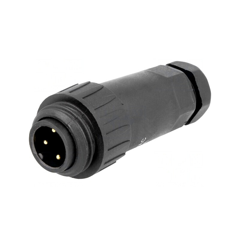 Mufă WA22 tată 16A 400V IP67 aurit | Electronic-mag.ro | Componente Electronice