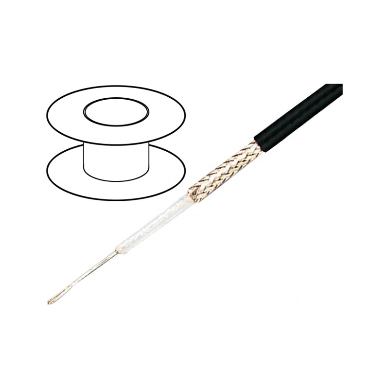 Cablu coaxial RG316U maro 2,5mm | Electronic-mag.ro | Componente Electronice