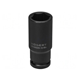 Cheie tubulară impact 24mm 1/2 lungă 6 puncte | Electronic-mag.ro | Componente Electronice