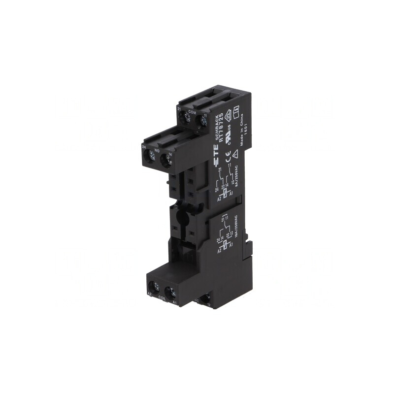 Stativ pentru șină DIN 8 16A 250VAC | Electronic-mag.ro | Componente Electronice