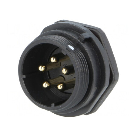 Conector Soclu SP21 5-PIN IP68 30A 500V | Electronic-mag.ro | Componente Electronice