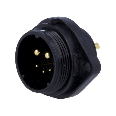 Soclu Conector SP21 Tată 5 PIN IP68 5A 500V | Electronic-mag.ro | Componente Electronice