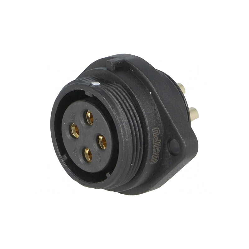 Soclu SP21 Mamă PIN 4 IP68 30A 500V 4mm2 | Electronic-mag.ro | Componente Electronice
