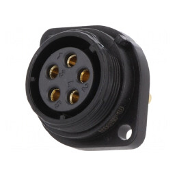 Soclu SP21 Mamă 5 Pin IP68 30A 500V 4mm2 -25÷85°C | Electronic-mag.ro | Componente Electronice