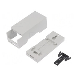 Carcasă DIN 90x36,1x32mm Gri | Electronic-mag.ro | Componente Electronice