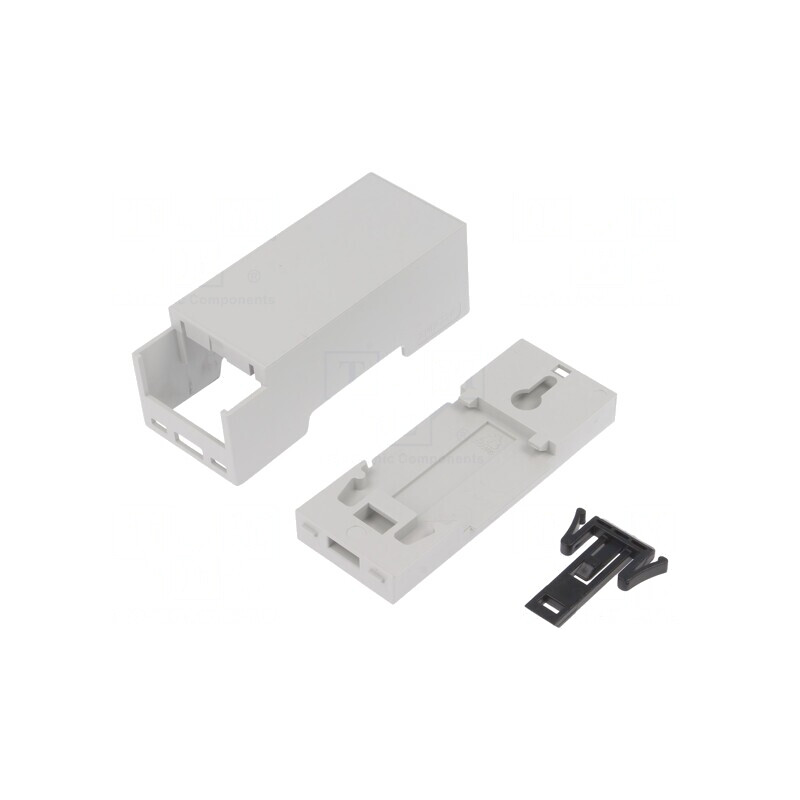 Carcasă DIN 90x36,1x32mm Gri | Electronic-mag.ro | Componente Electronice Carcasă DIN 90x36,1x32mm Gri | Electronic-mag.ro | Componente Electronice