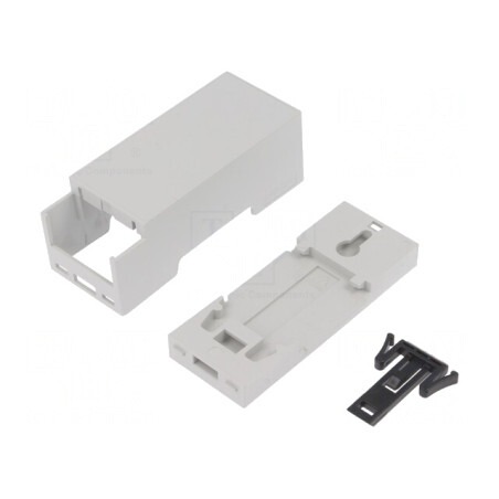 Carcasă DIN 90x36,1x32mm Gri | Electronic-mag.ro | Componente Electronice