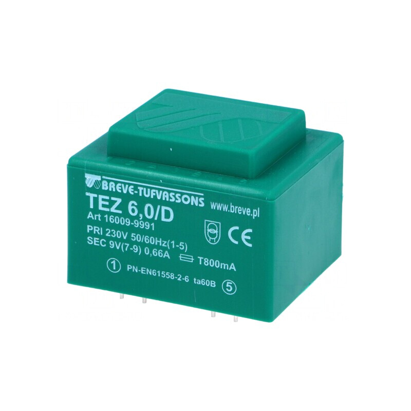 Transformator Încapsulat 6VA 230V 9V PCB | Electronic-mag.ro | Componente Electronice Transformator Încapsulat 6VA 230V 9V PCB | Electronic-mag.ro | Componente Electronice