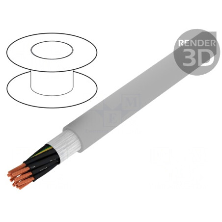 Cablu de control ÖLFLEX FD Classic 810 12G0,5mm2 PVC | Electronic-mag.ro | Componente Electronice