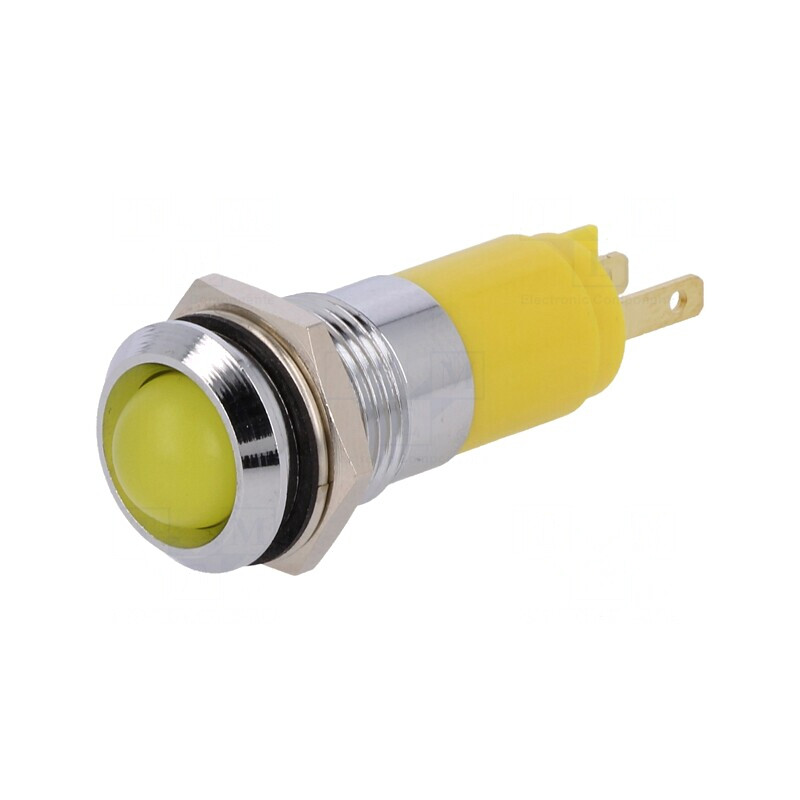 Lampă LED galbenă IP67 24-28V | Electronic-mag.ro | Componente Electronice