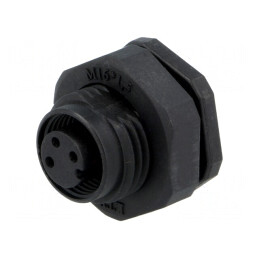 Soclu M12 3 PIN mamă IP68 DeviceNet CANopen | Electronic-mag.ro | Componente Electronice