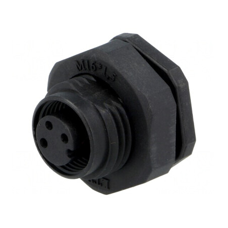 Soclu M12 3 PIN mamă IP68 DeviceNet CANopen | Electronic-mag.ro | Componente Electronice